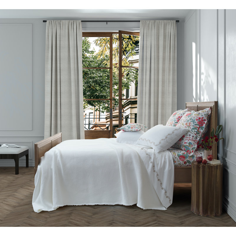 Matouk Selah Coverlet Perigold